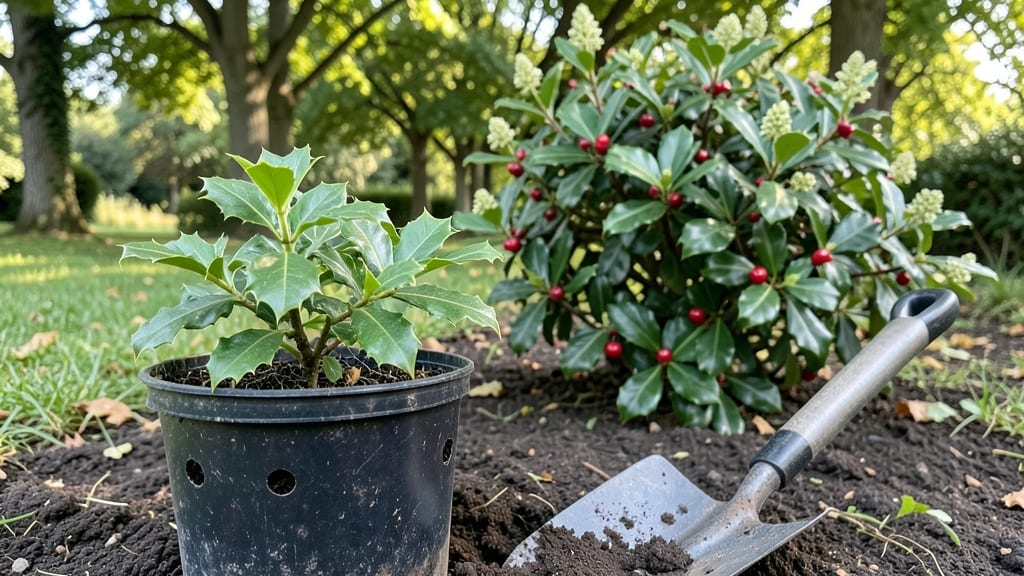 Planting Holly Bushes: Evergreen Privacy Screen in 3 Years With Minimal Care