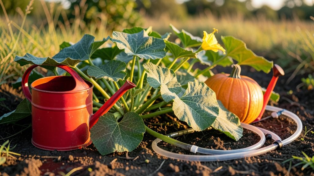 Watering Pumpkin Plants: Soil Moisture Secrets for Stronger Vines