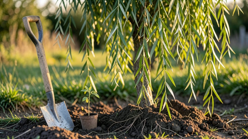 Willow Tree Planting: Year-Round Privacy With Fragrant Bark Beauty